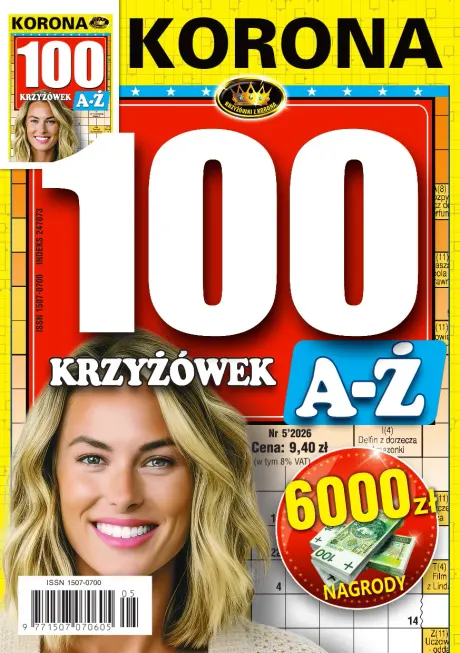 Okładka — 100 Krzyżówek A-Ż
