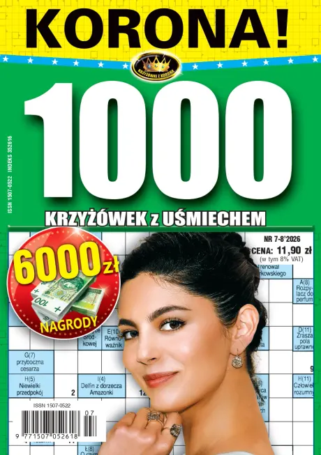 Okładka 1000 Krzyżówki z Uśmiechem