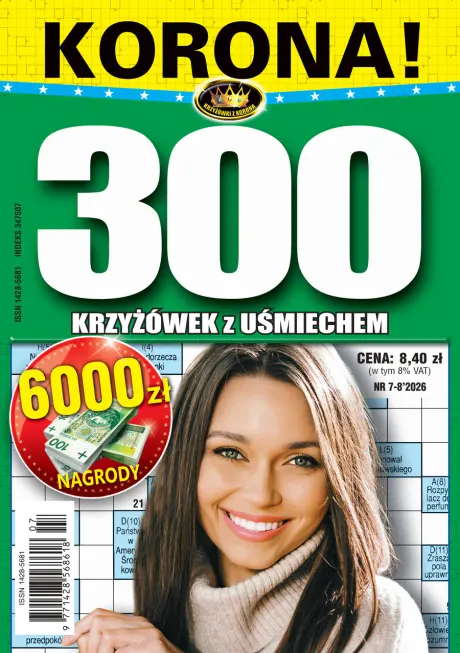 Okładka — 300 Krzyżówki z Uśmiechem