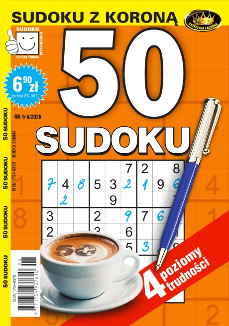 Okładka — 50 Sudoku