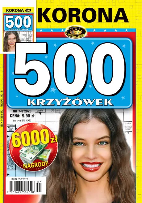 Okładka 500 Krzyżówek
